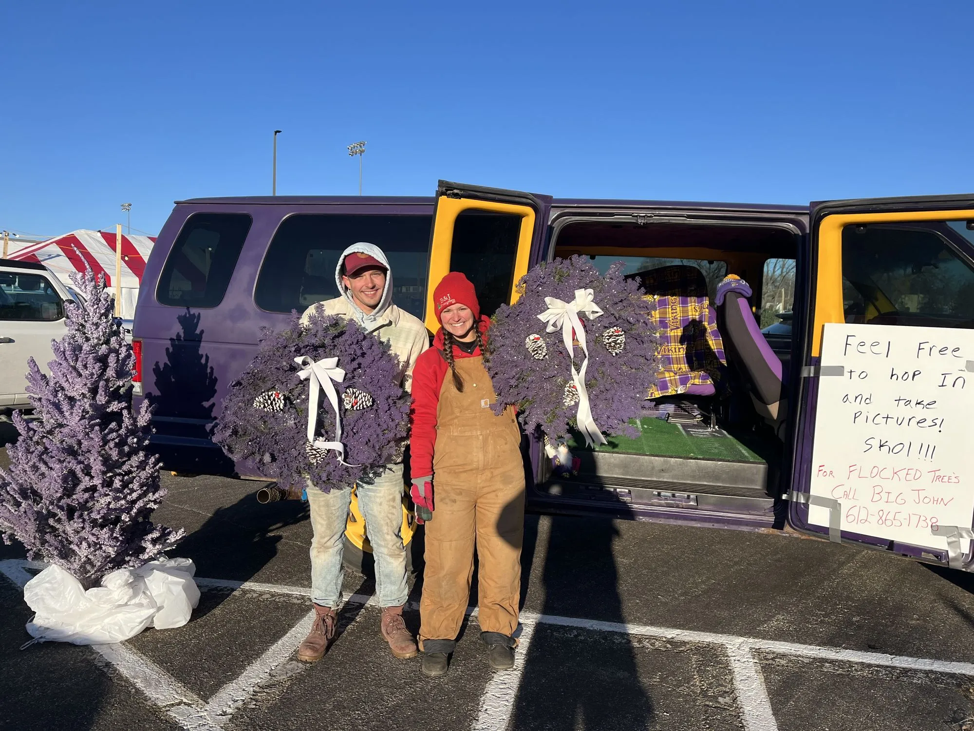The B&J Trees lot at St. Louis Park