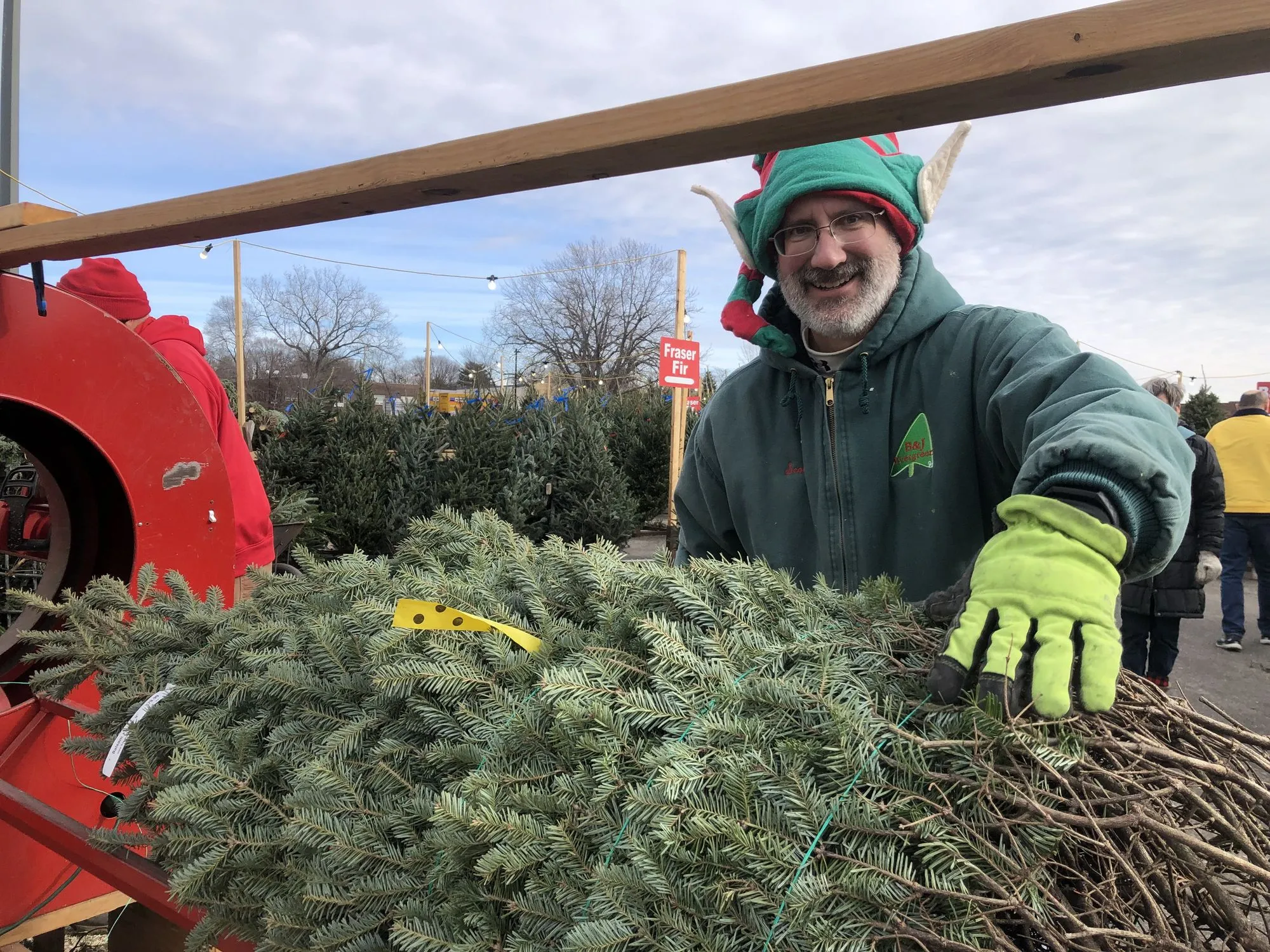 The B&J Trees lot at St. Louis Park