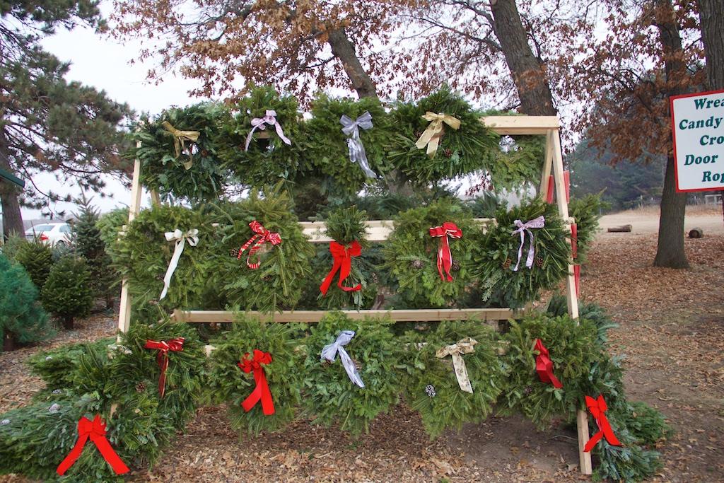 Wreaths and other christmas swag to choose from